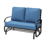 Vicllax Outdoor Patio Conversation Sofa, Love Seat Glider, and Swivel Chairs