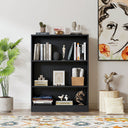 Vicllax Wooden Bookcase, 3/4/5 Shelf Display Open Bookshelves for Home Office