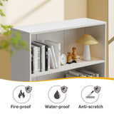 Vicllax Wooden Bookcase, 3/4/5 Shelf Display Open Bookshelves for Home Office