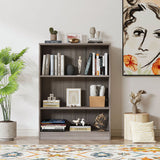 Vicllax Wooden Bookcase, 3/4/5 Shelf Display Open Bookshelves for Home Office