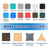 Vicllax Custom Sized 90% Sun Shade Fabric, Shade Cloth, Shade Privacy Panel