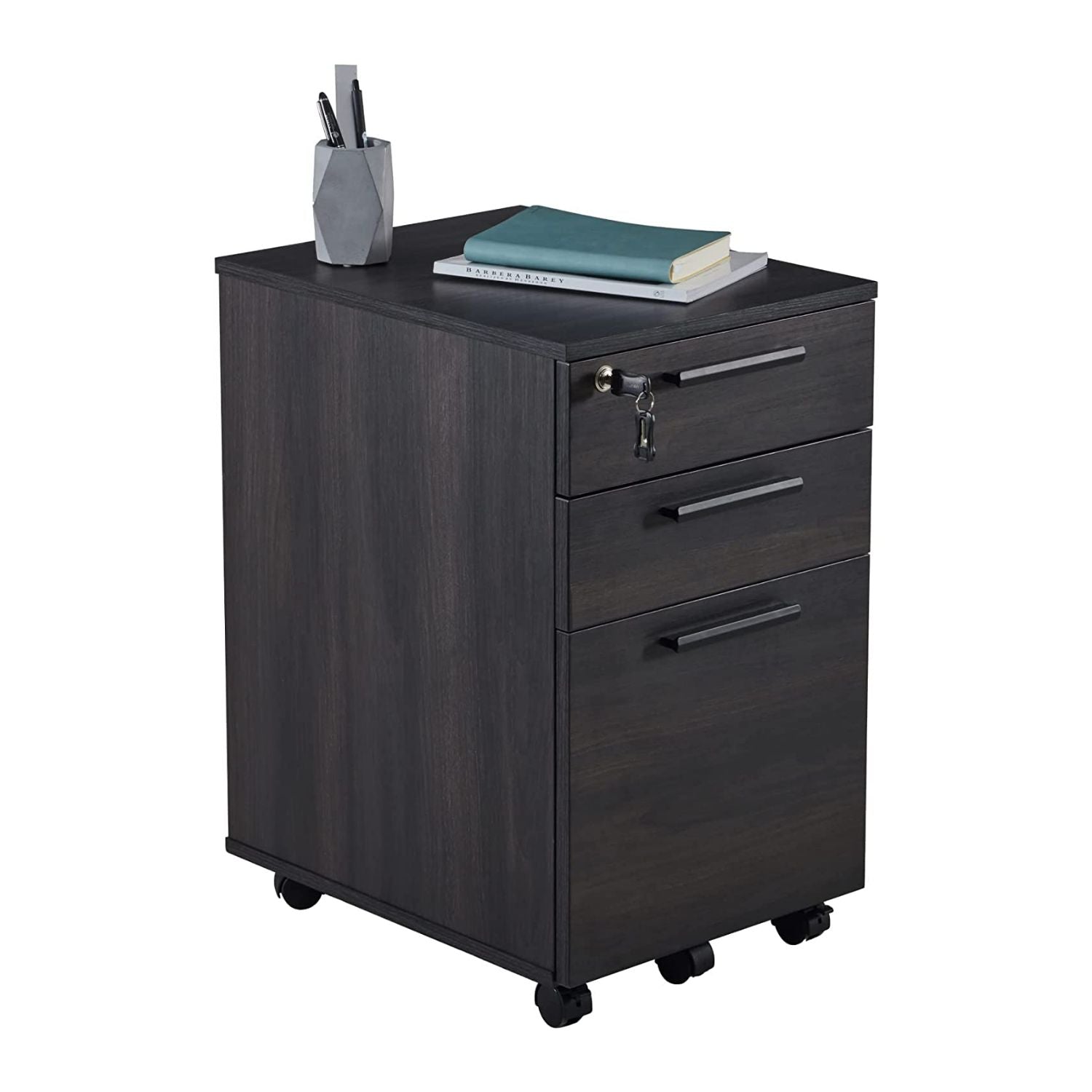 Vicllax 3-Drawer Office Filing Storage Cabinet with Lock