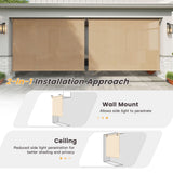Vicllax Outdoor Sun Blocking Roller Shade, Patio Roll Up Shade Blinds