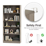 Vicllax Wooden Bookcase, 3/4/5 Shelf Display Open Bookshelves for Home Office