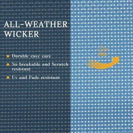 Vicllax Adirondack Chair, Weather-Resistant Outdoor Furniture Lawn Chair