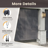 Vicllax Outdoor Sun Blocking Roller Shade, Patio Roll Up Shade Blinds