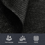 VICLLAX Shade Fabric Sun Shade Cloth Privacy Screen with Grommets for Patio Garden Pergola Cover Canopy