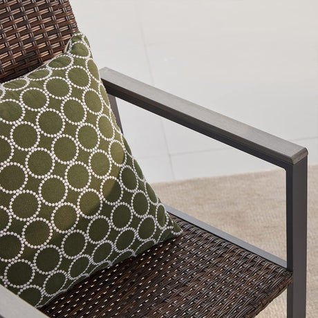 Vicllax Patio Wicker Dining Chairs Set of 2/4/6, Outdoor Rattan Dining Chairs