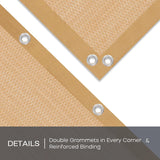 Vicllax 90% Shade Cloth Sun Shade Privacy Panel with Reinforced Grommets