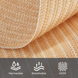 Vicllax 90% Shade Cloth Sun Shade Privacy Panel with Reinforced Grommets