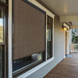 Vicllax Roller Shade, Patio Roll Up Sun Blocking Roller Shade with Aluminum Valance