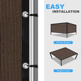 Vicllax Custom Sized 90% Sun Shade Fabric, Shade Cloth, Shade Privacy Panel