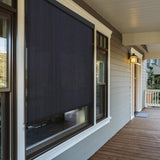 Vicllax Roller Shade, Patio Roll Up Sun Blocking Roller Shade with Aluminum Valance
