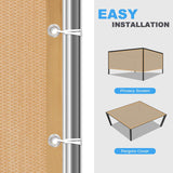Vicllax Custom Sized 90% Sun Shade Fabric, Shade Cloth, Shade Privacy Panel