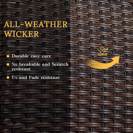 Vicllax Patio Dining Set, Outdoor Dining Table, Patio Benches, Patio Chairs