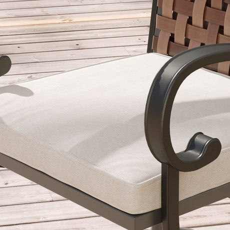 Vicllax Harmony 360-Degree Swivel Outdoor Armchair, Set of 2