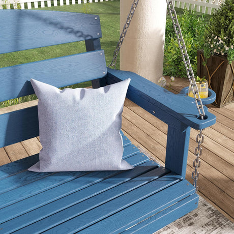 Vicllax Mesa de comedor y sillas de comedor de metal para patio con juego de cojines azules, juego de sillas de comedor de patio de 5/7 piezas