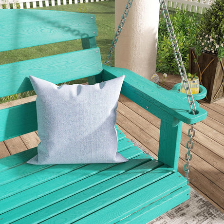 Vicllax Mesa de comedor y sillas de comedor de metal para patio con juego de cojines azules, juego de sillas de comedor de patio de 5/7 piezas