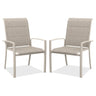 Vicllax Outdoor Padded Stackable Sling Dining Chair