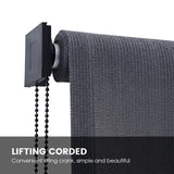 Vicllax Outdoor Sun Blocking Roller Shade, Patio Roll Up Shade Blinds