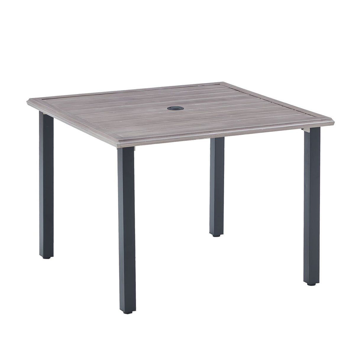 Vicllax Outdoor Patio Metal Dining Table for 4/6