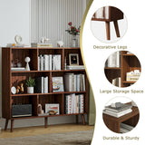 Vicllax Open Bookshelf with Legs, Storage Cube Floor Standing Display Shelf