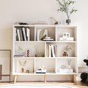 Vicllax Open Bookshelf with Legs, Storage Cube Floor Standing Display Shelf