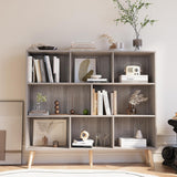 Vicllax Open Bookshelf with Legs, Storage Cube Floor Standing Display Shelf