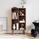 Vicllax Open Bookshelf with Legs, Storage Cube Floor Standing Display Shelf