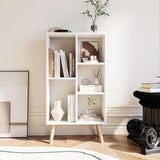 Vicllax Open Bookshelf with Legs, Storage Cube Floor Standing Display Shelf