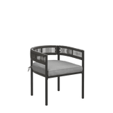 Vicllax Aria Low-back Outdoor Dining Armchair