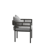 Vicllax Aria Low-back Outdoor Dining Armchair