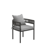 Vicllax Aria Low-back Outdoor Dining Armchair