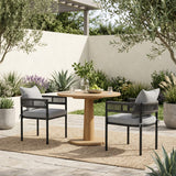 Vicllax Aria Low-back Outdoor Dining Armchair