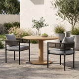 Vicllax Aria Low-back Outdoor Dining Armchair