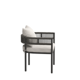 Vicllax Aria Low-back Outdoor Dining Armchair