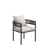 Vicllax Aria Low-back Outdoor Dining Armchair