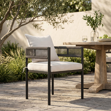 Vicllax Aria Low-back Outdoor Dining Armchair