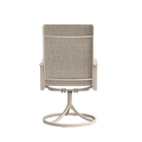 Vicllax Modern Swivel Outdoor Dining Chair set of 2 - High-Back Weather-Resistant Patio Seating