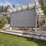 VICLLAX Shade Fabric Sun Shade Cloth Privacy Screen with Grommets for Patio Garden Pergola Cover Canopy