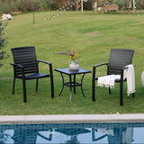 Outdoor Metal Round Side End Table