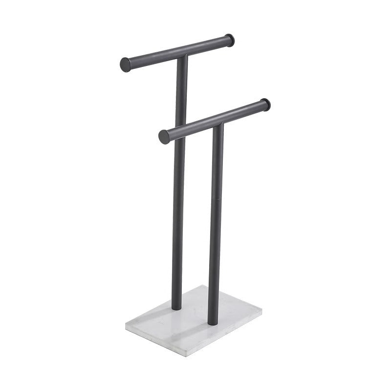 Vicllax Marble Floor Towel Rack