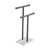 Vicllax Marble Floor Towel Rack