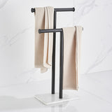 Vicllax Marble Floor Towel Rack