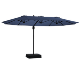 VICLLAX 13FT Large Double-Sided Patio Umbrella