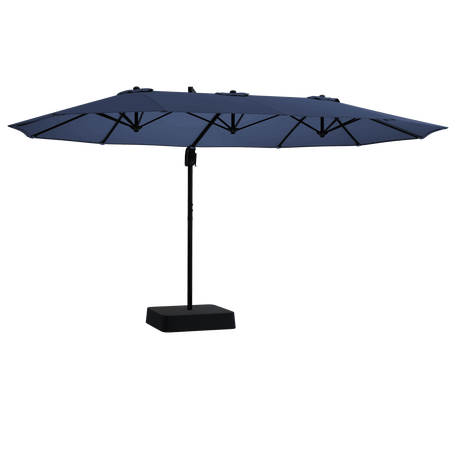 VICLLAX 13FT Large Double-Sided Patio Umbrella