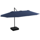 VICLLAX 13FT Large Double-Sided Patio Umbrella