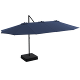 VICLLAX 13FT Large Double-Sided Patio Umbrella