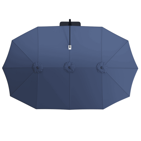 VICLLAX 13FT Large Double-Sided Patio Umbrella