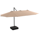 VICLLAX 13FT Large Double-Sided Patio Umbrella